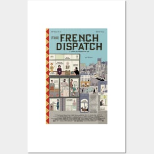 Wes Anderson the French Dispatch Posters and Art
